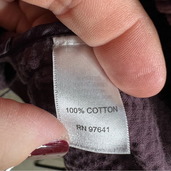 J. JILL Eggplant Corduroy Tunic Jacket, L - Picture 7 of 10